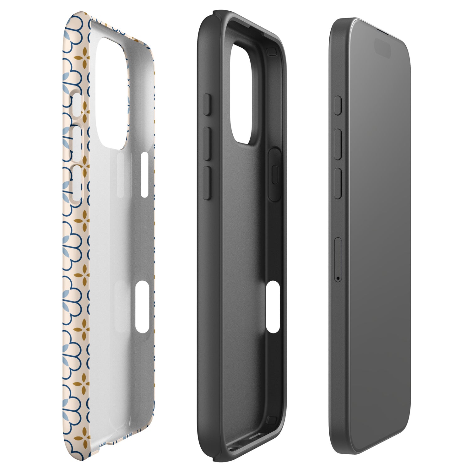 Mediterranean Tile Tough Case for iPhone