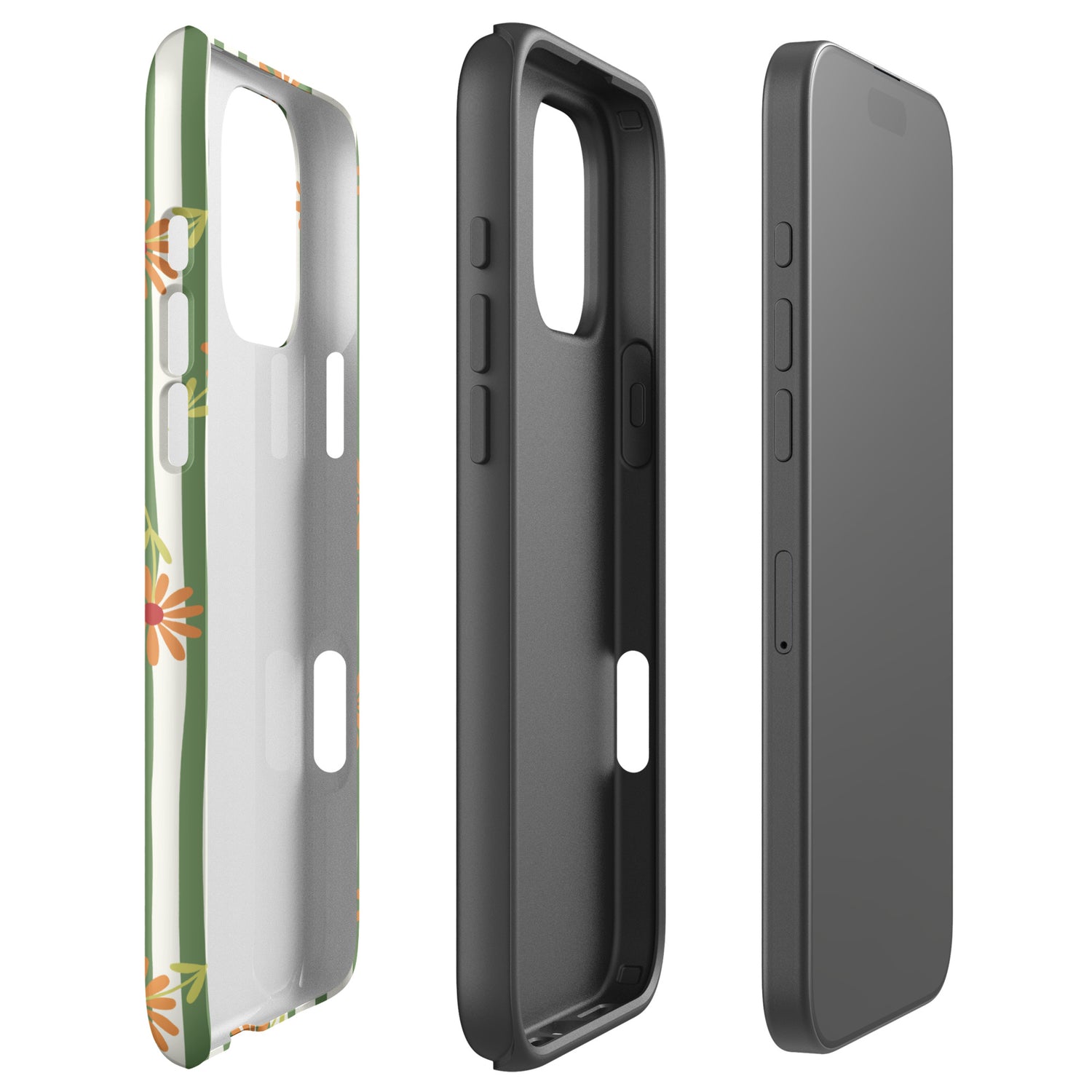 Daisy Stripe Tough Case for iPhone