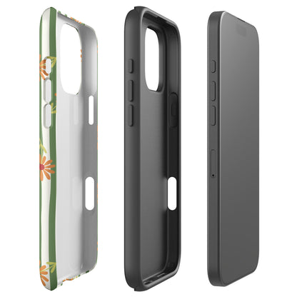 Daisy Stripe Tough Case for iPhone