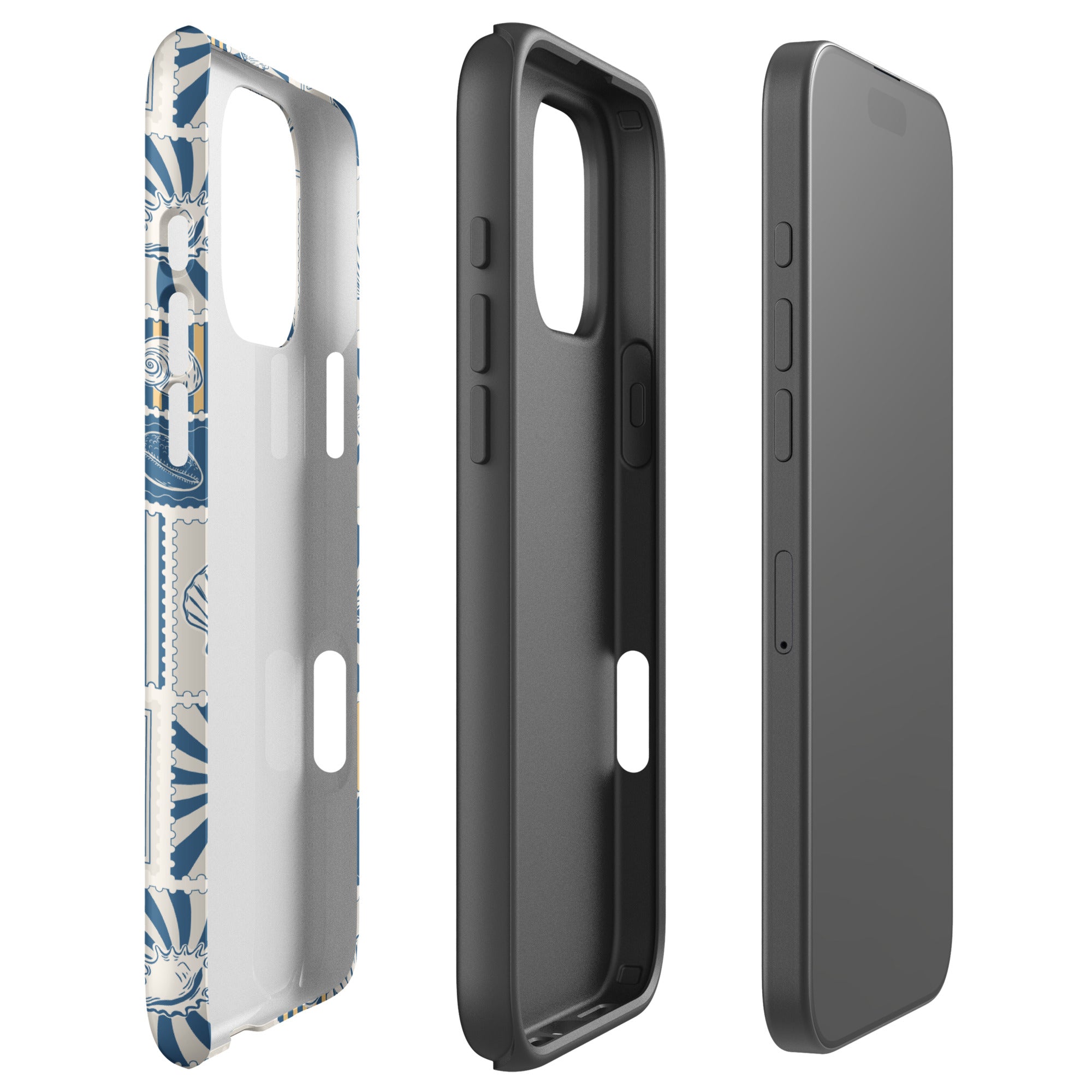 Coastal Patchwork Tough Case for iPhone