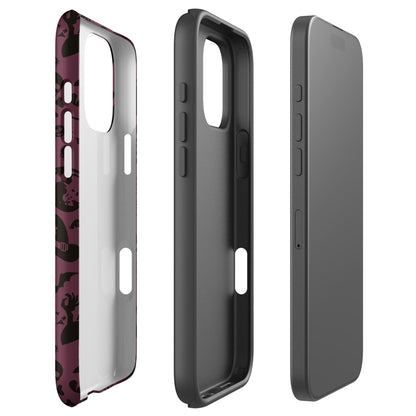 Burgundy Spooky Halloween Tough Case for iPhone
