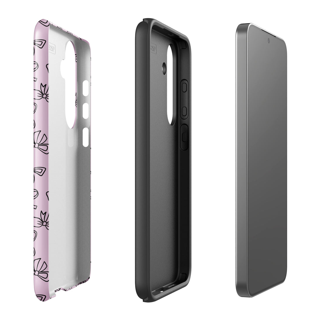 Dusty Pink Bows Tough Case for Samsung