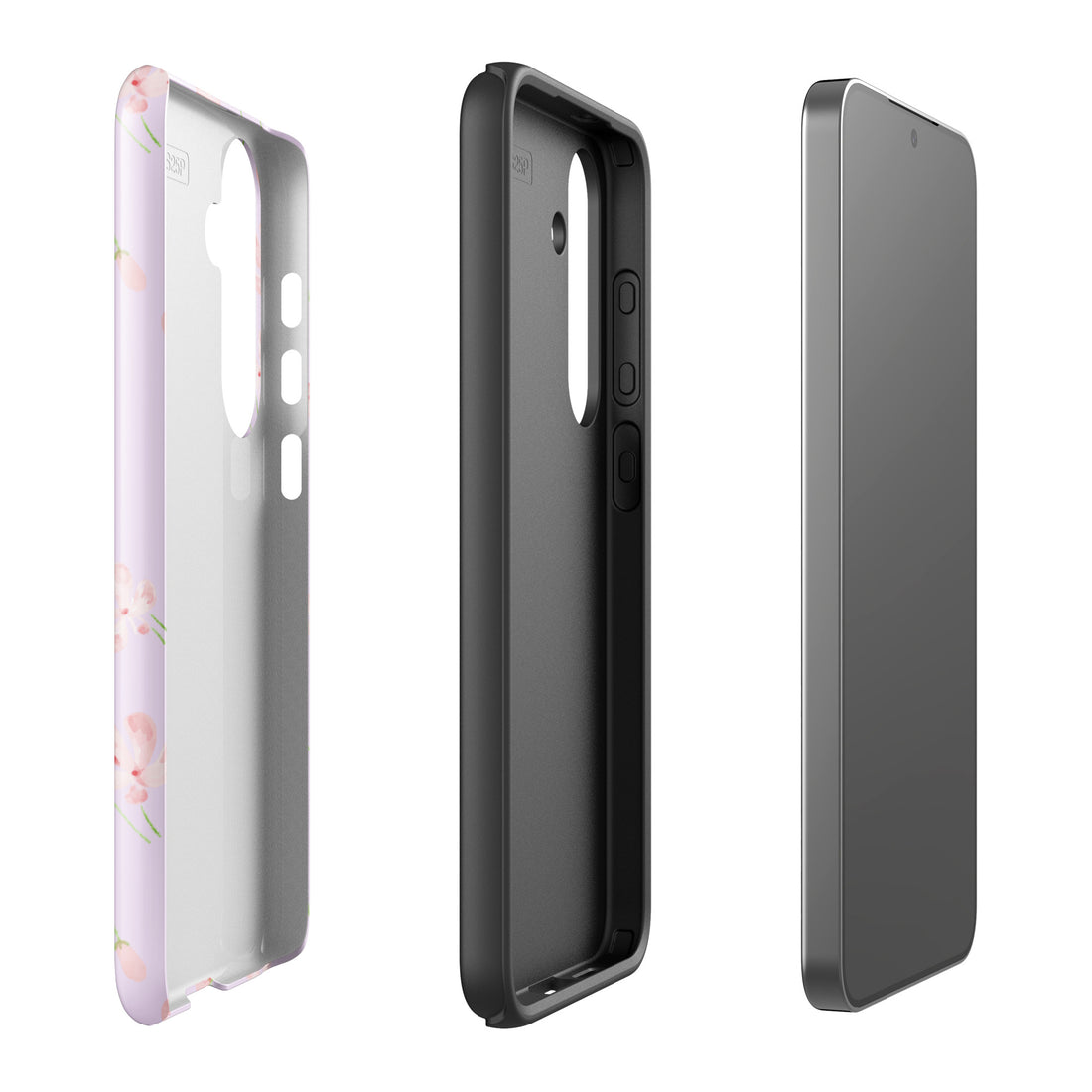 Lavender Blush Floral Tough Case for Samsung