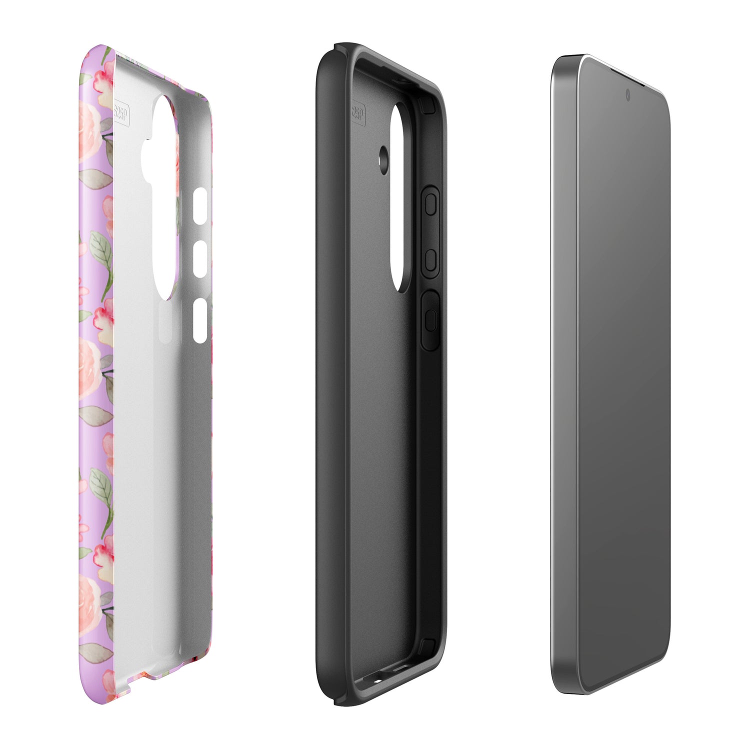 Vintage Rose Floral Tough Case for Samsung
