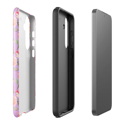 Vintage Rose Floral Tough Case for Samsung