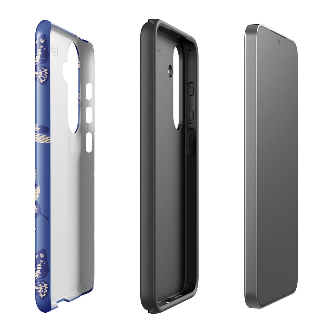 Butterfly Garden Blue Tough Case for Samsung