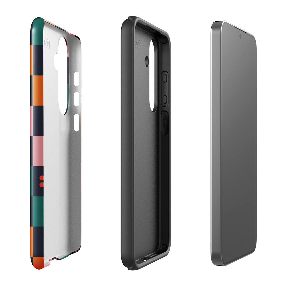 Retro Checkerboard Icons Tough Case for Samsung