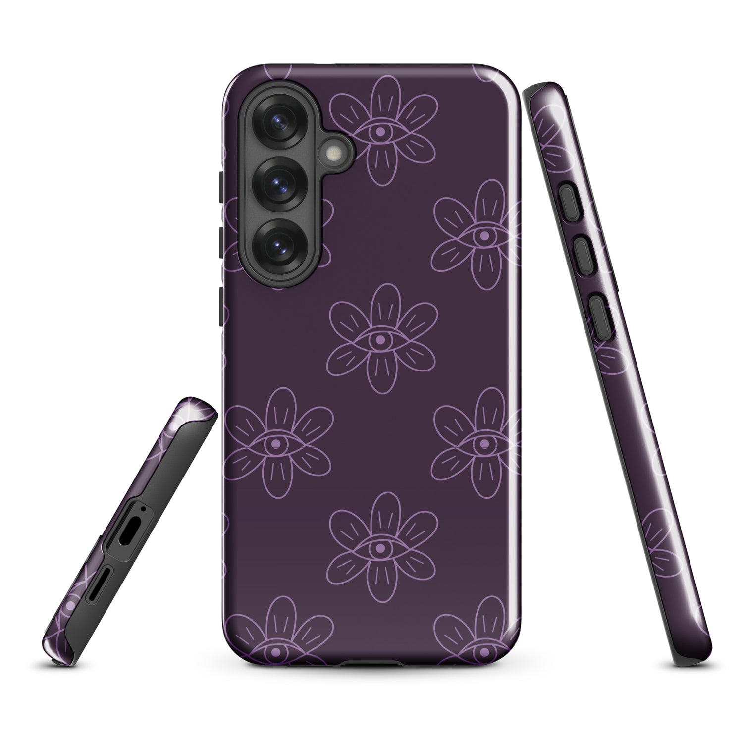 Floral All-Seeing Eye Tough Case for Samsung