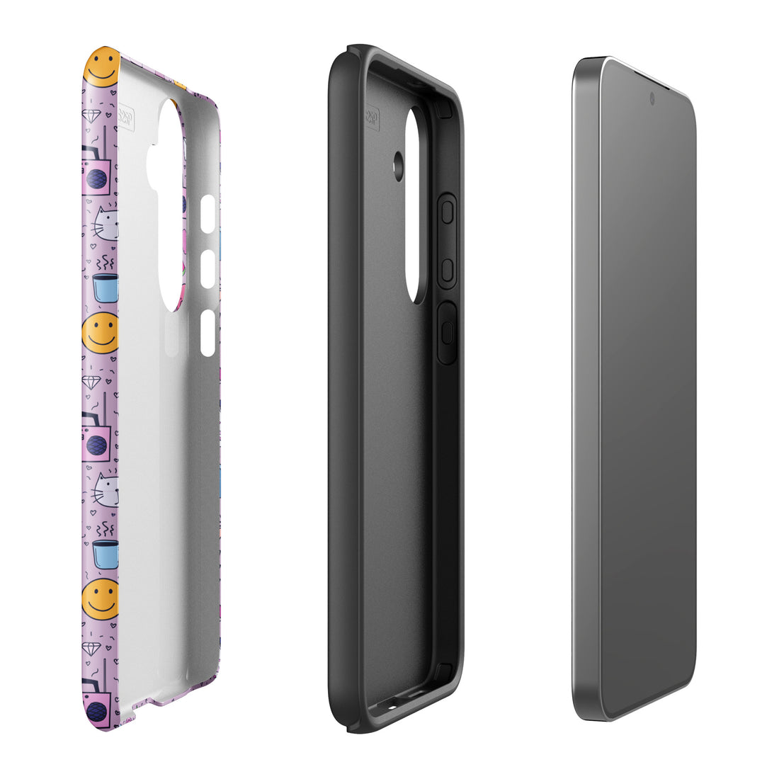 Kawaii Pastel Doodle Tough Case for Samsung