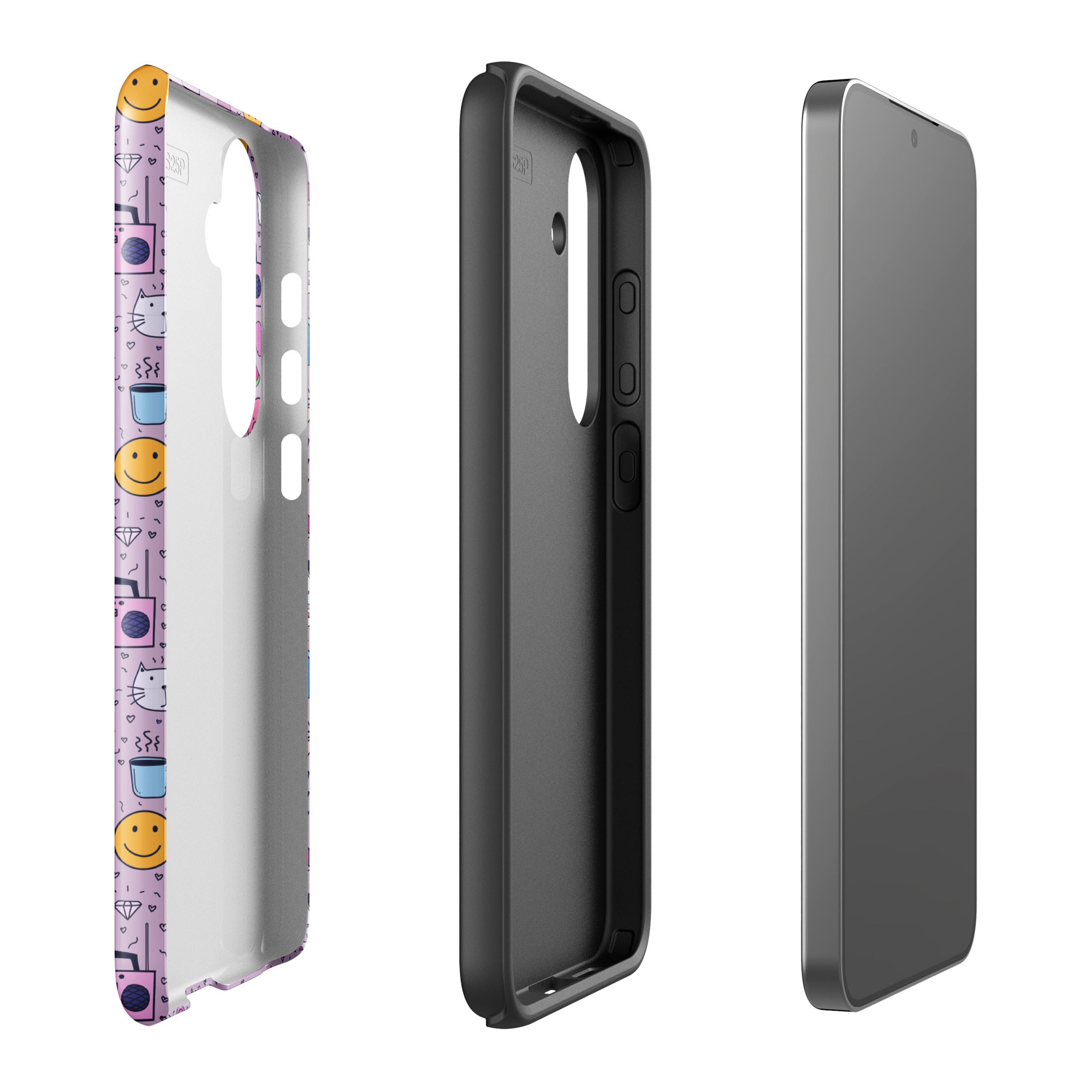 Kawaii Pastel Doodle Tough Case for Samsung
