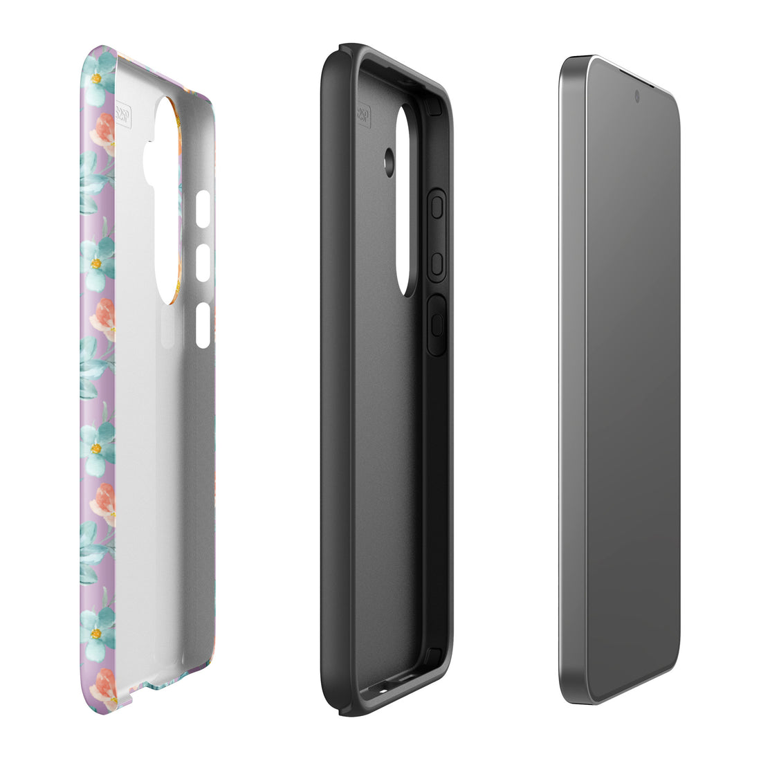 Watercolor Flowers Tough Case for Samsung