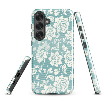 Lace Floral Cottagecore Tough Case for Samsung