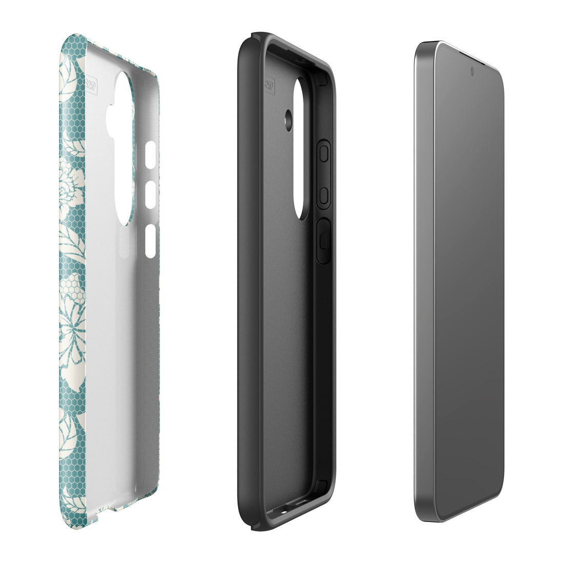 Lace Floral Cottagecore Tough Case for Samsung