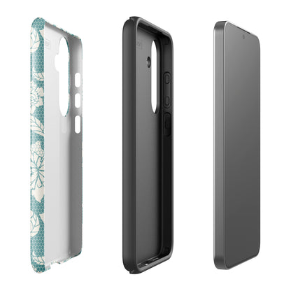 Lace Floral Cottagecore Tough Case for Samsung