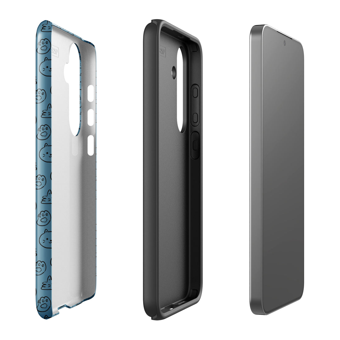 Blue Cat Parade Tough Case for Samsung