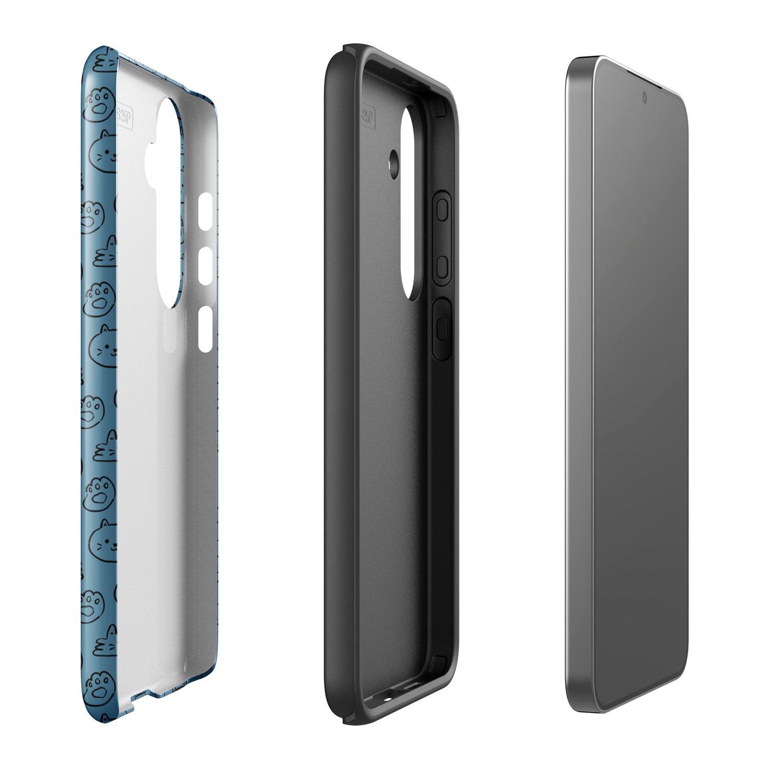 Blue Cat Parade Tough Case for Samsung