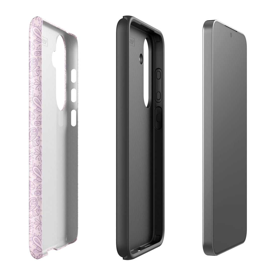 Blush Paisley Bloom Tough Case for Samsung