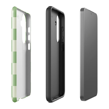 Sage Checkerboard Tough Case for Samsung