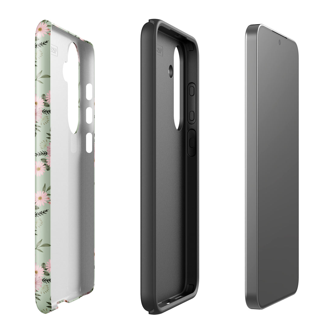 Sage Dainty Floral Tough Case for Samsung