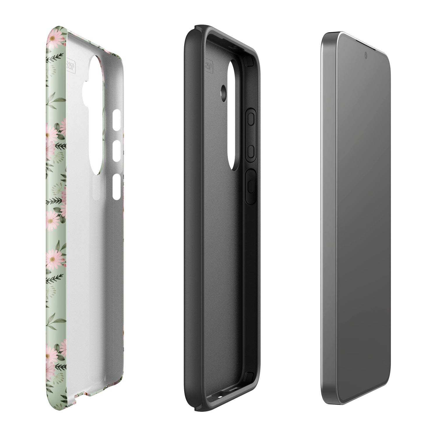 Sage Dainty Floral Tough Case for Samsung