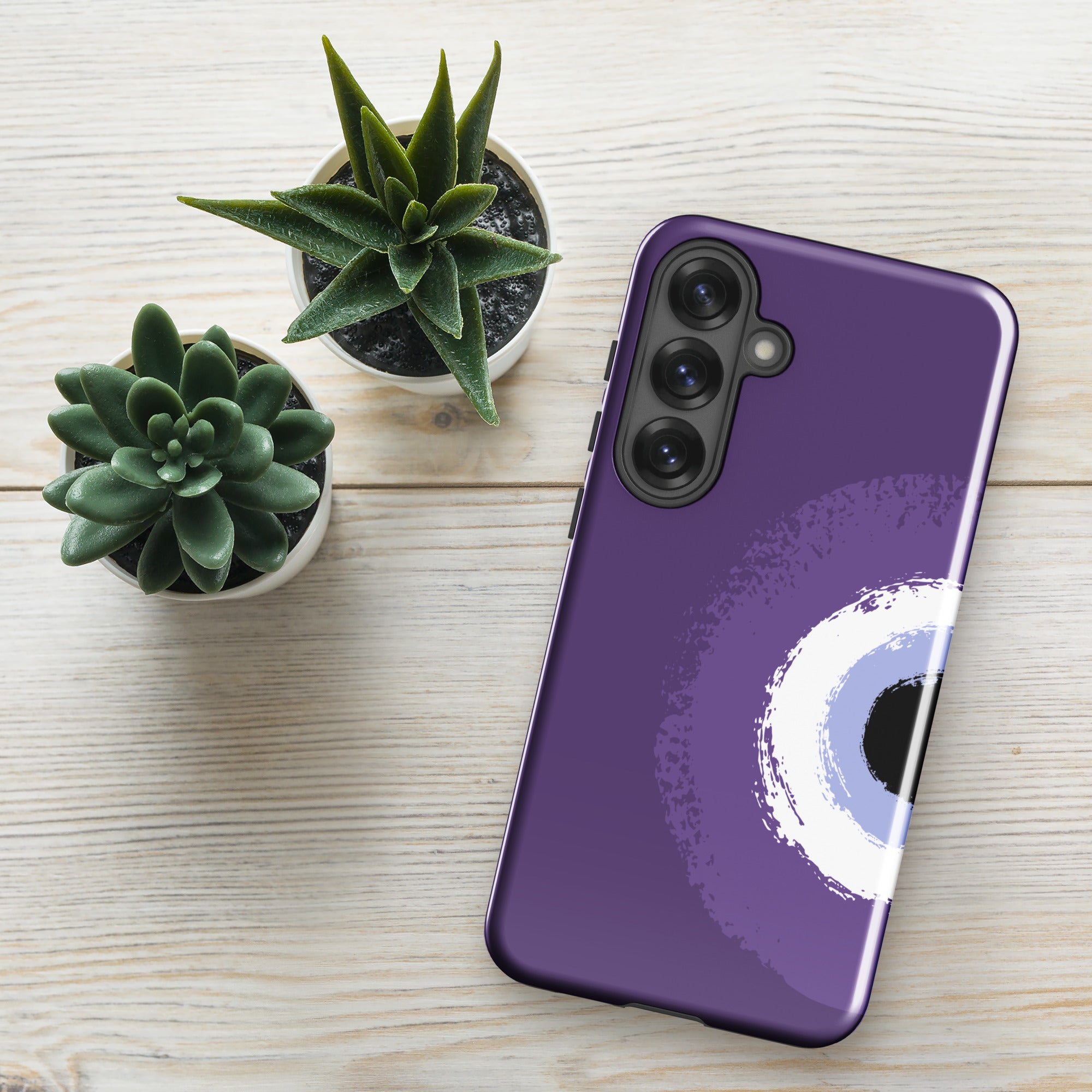 Royal Purple Evil Eye Tough Case for Samsung