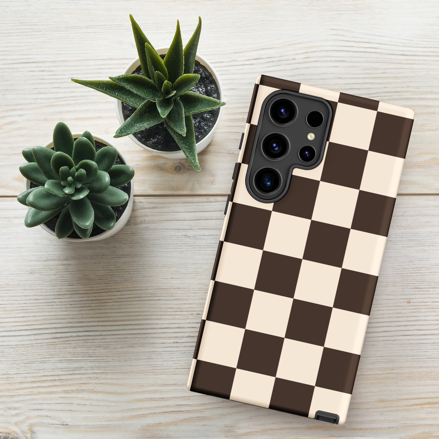 Chocolate Checkerboard Tough Case for Samsung