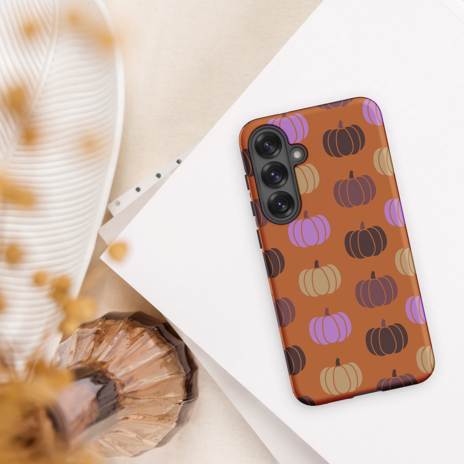 Pumpkin Pattern Tough Case for Samsung