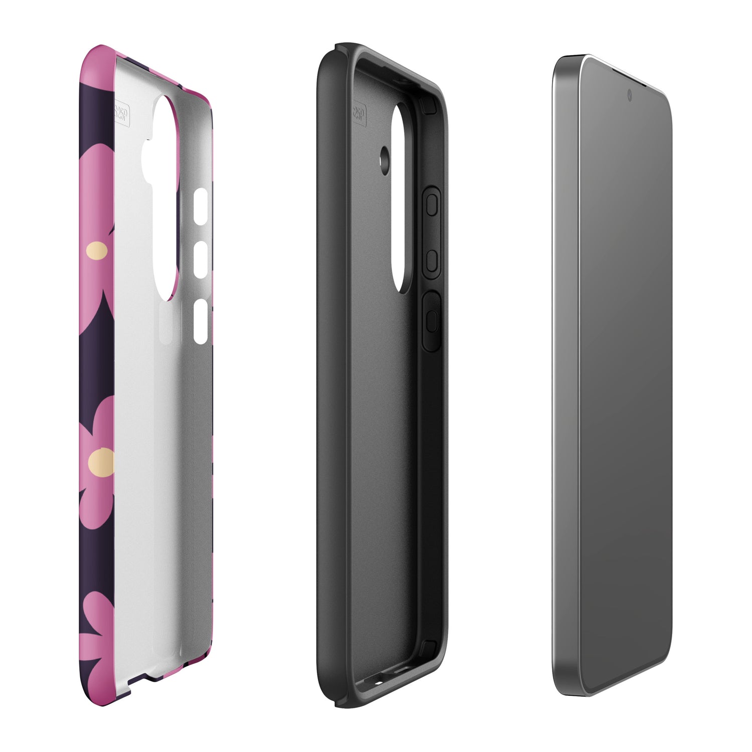 Retro Purple Daisy Tough Case for Samsung
