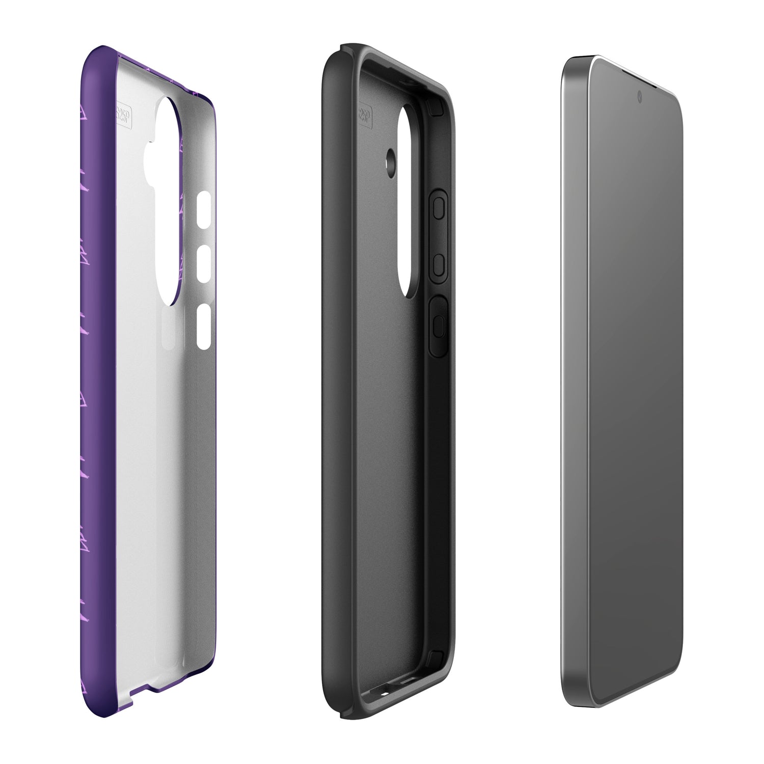 Purple Holiday Tree Tough Case for Samsung