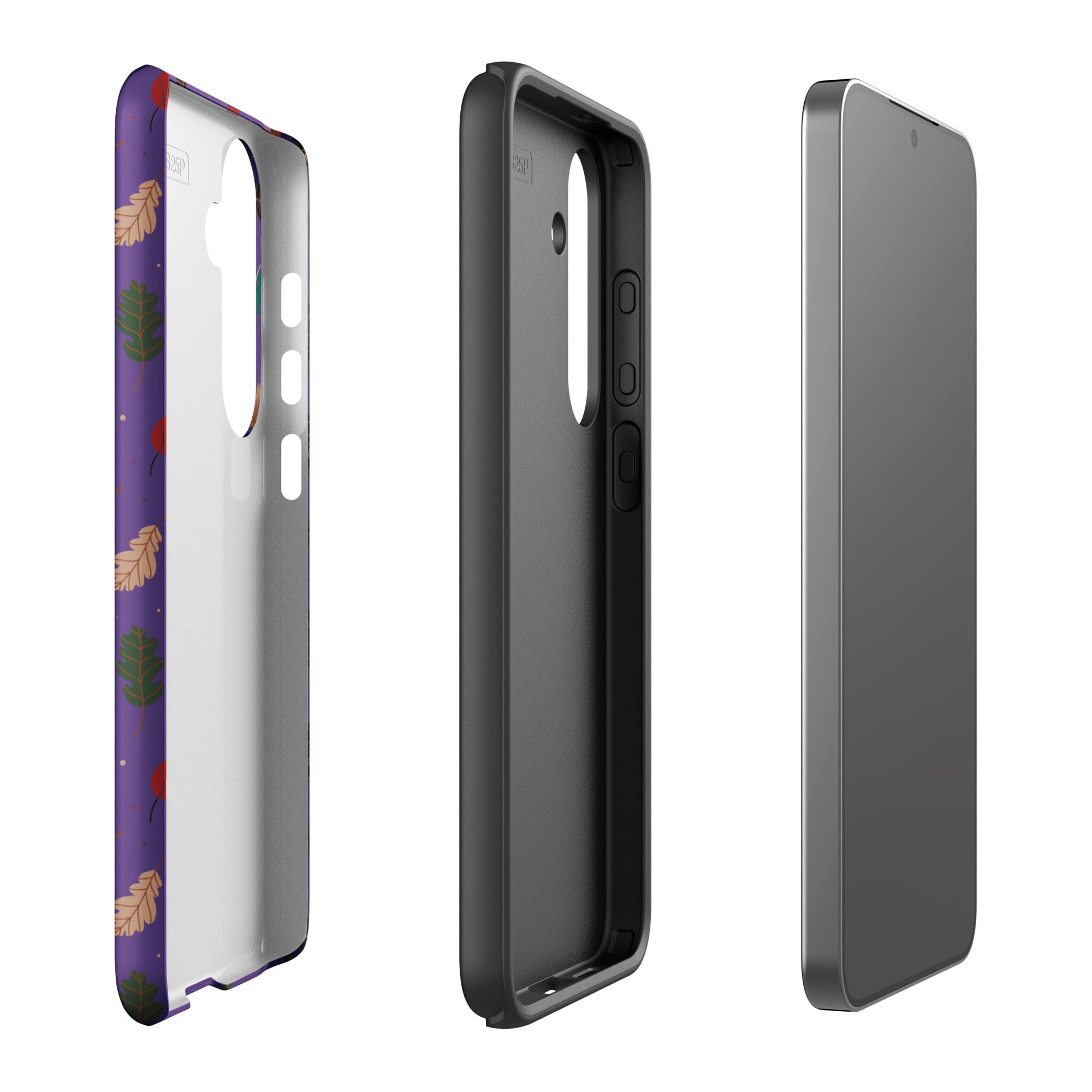 Autumn Leaves Purple Tough Case for Samsung