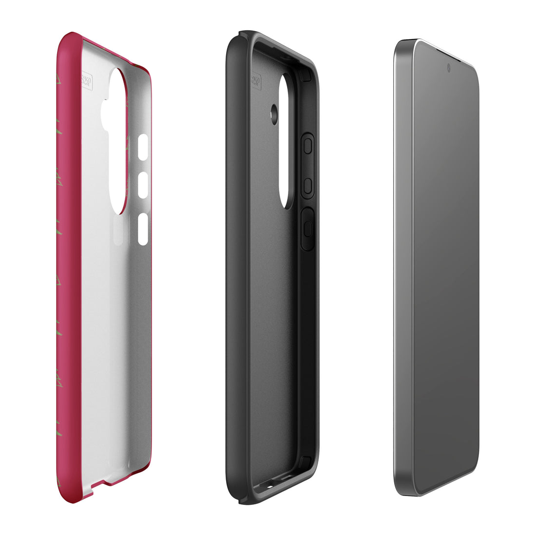 Pink Holiday Tree Tough Case for Samsung