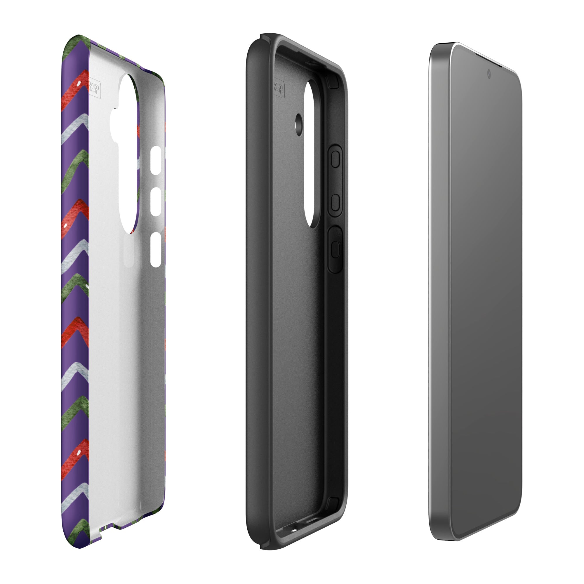 Zigzag Holiday Stripes Tough Case for Samsung