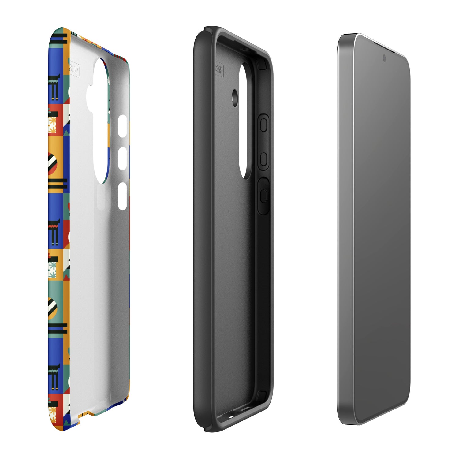 Retro Christmas Pattern Tough Case for Samsung