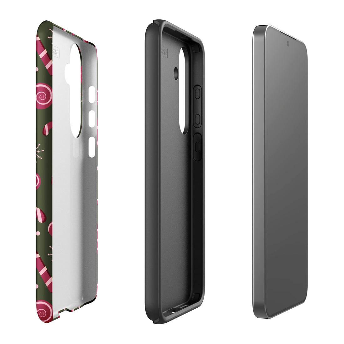 Pink Candy Cane Tough Case for Samsung