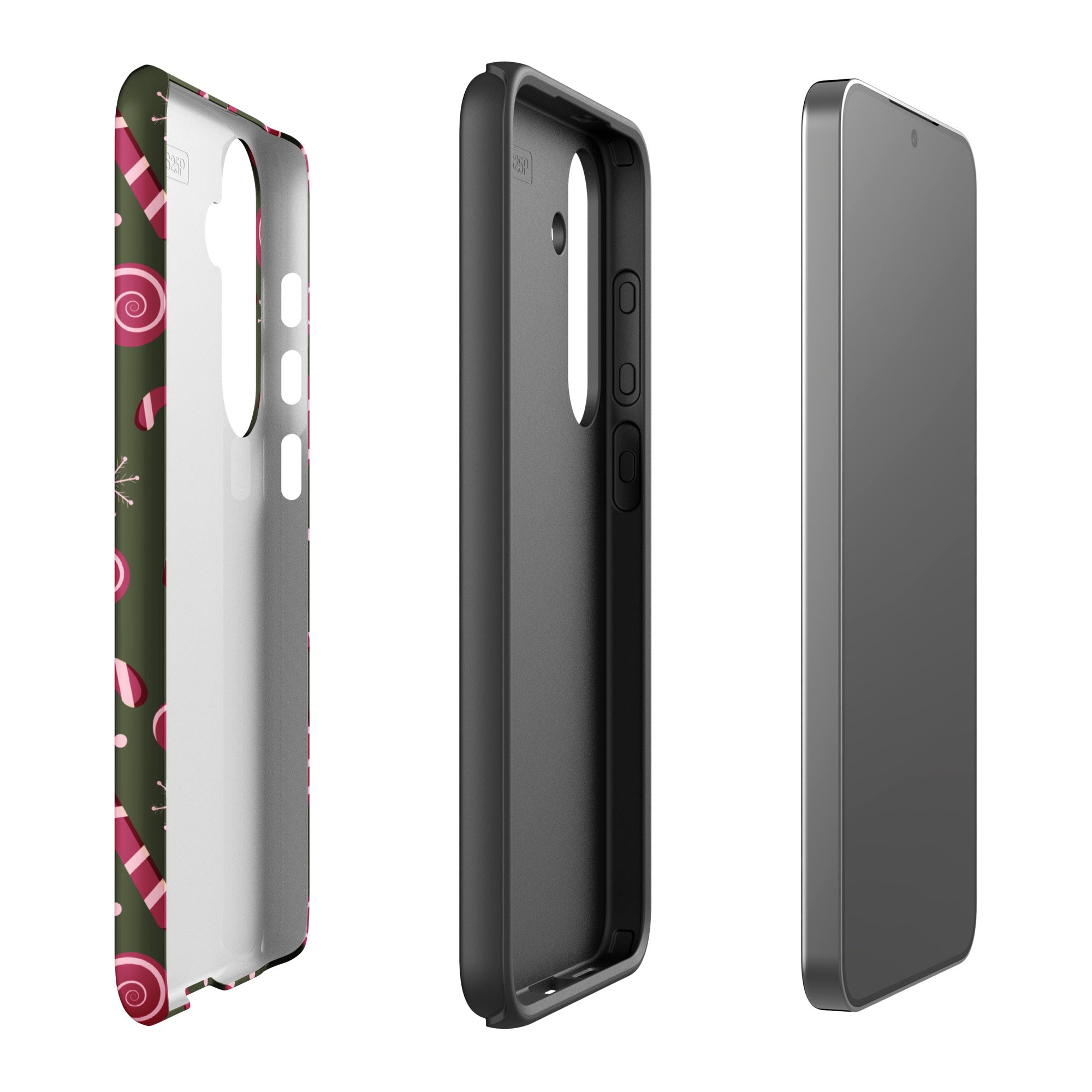 Pink Candy Cane Tough Case for Samsung