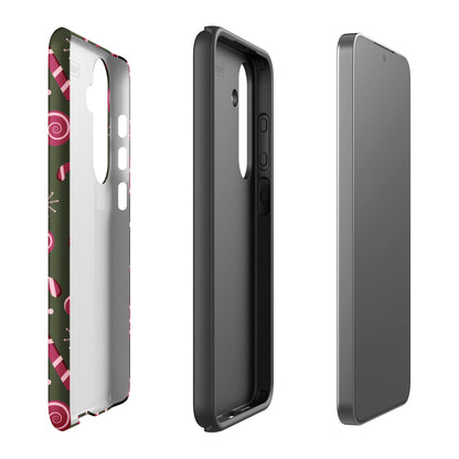 Pink Candy Cane Tough Case for Samsung