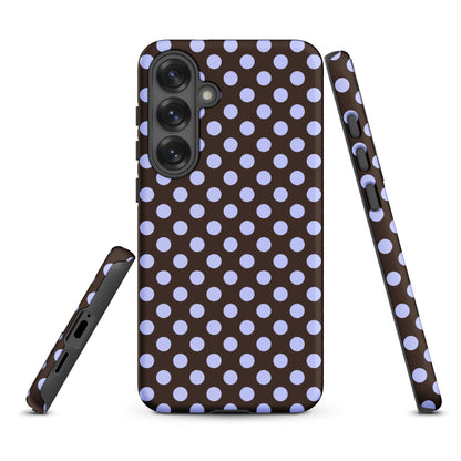 Brown Polka Dot Tough Case for Samsung