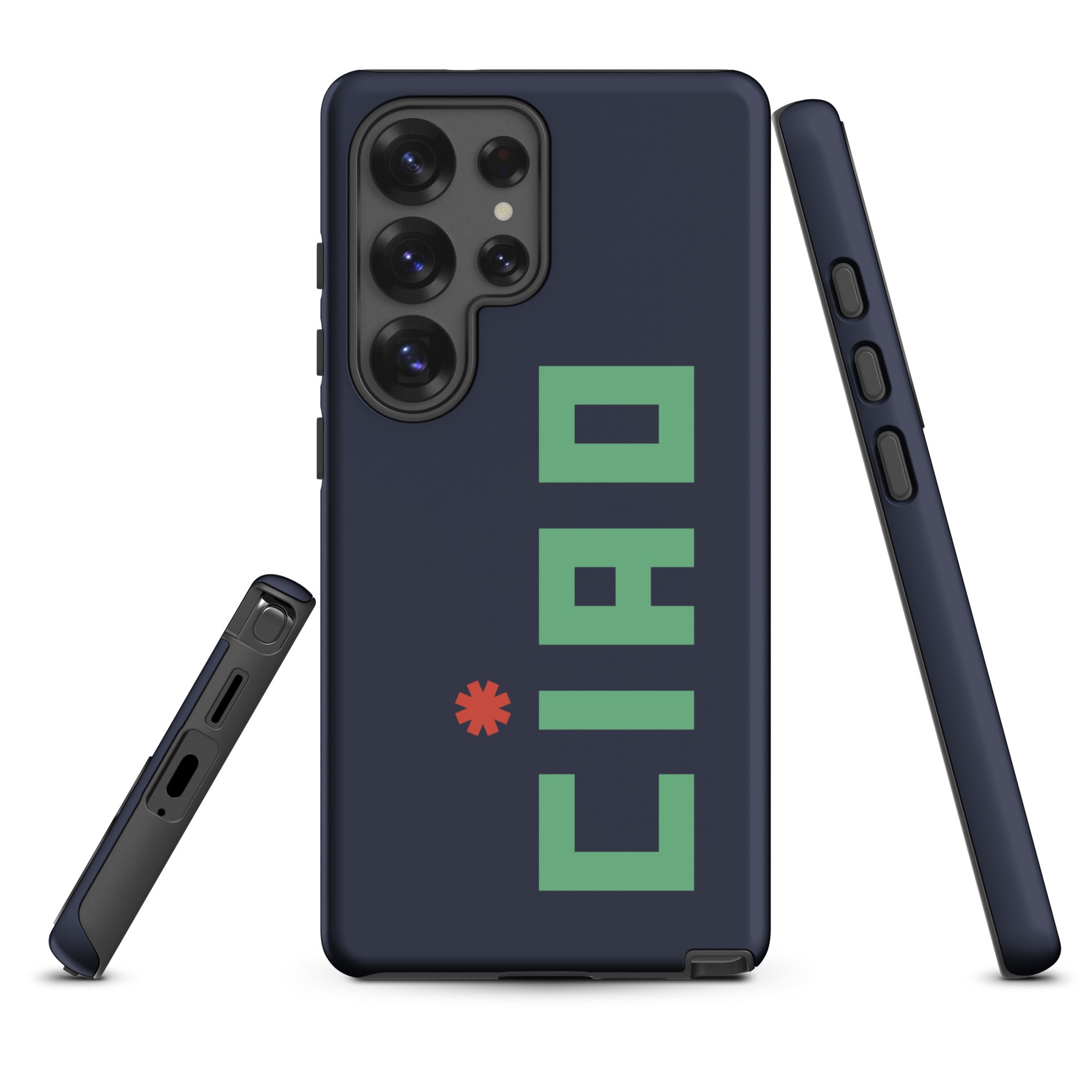 Dark Navy CIAO Graphic Tough Case for Samsung