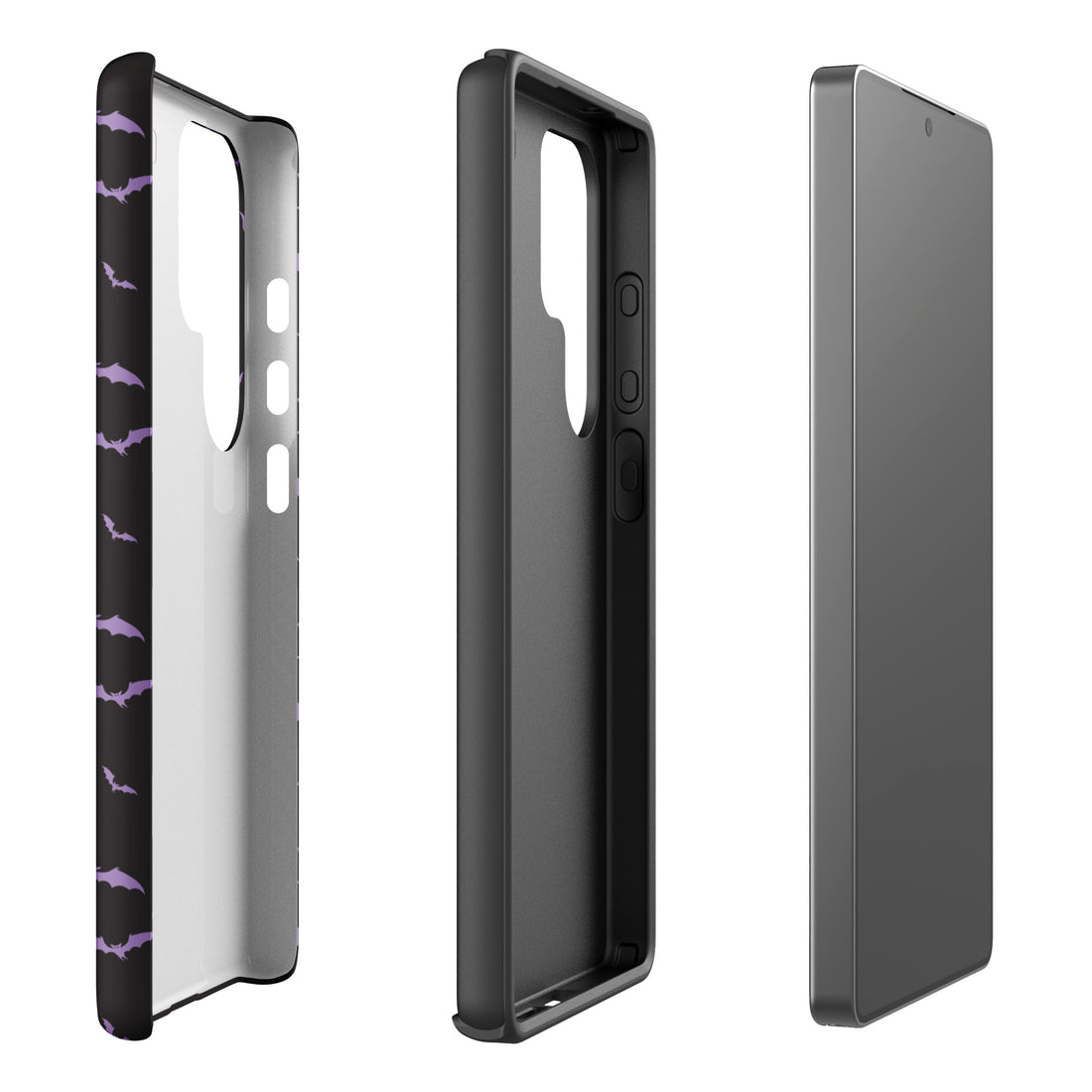 Black &amp; Purple Bats Tough Case for Samsung