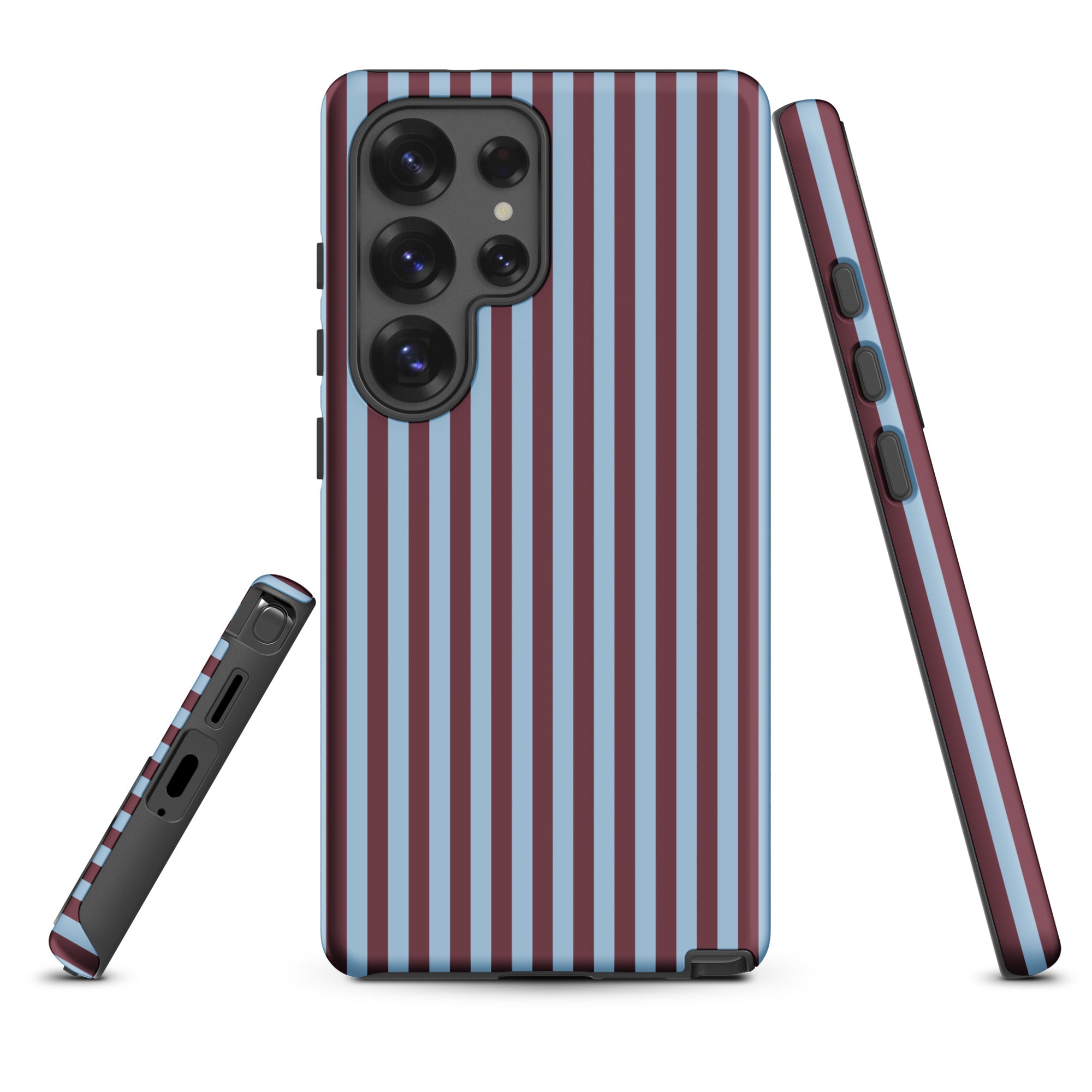 Bordeaux Stripe Tough Case for Samsung