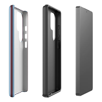Bordeaux Stripe Tough Case for Samsung
