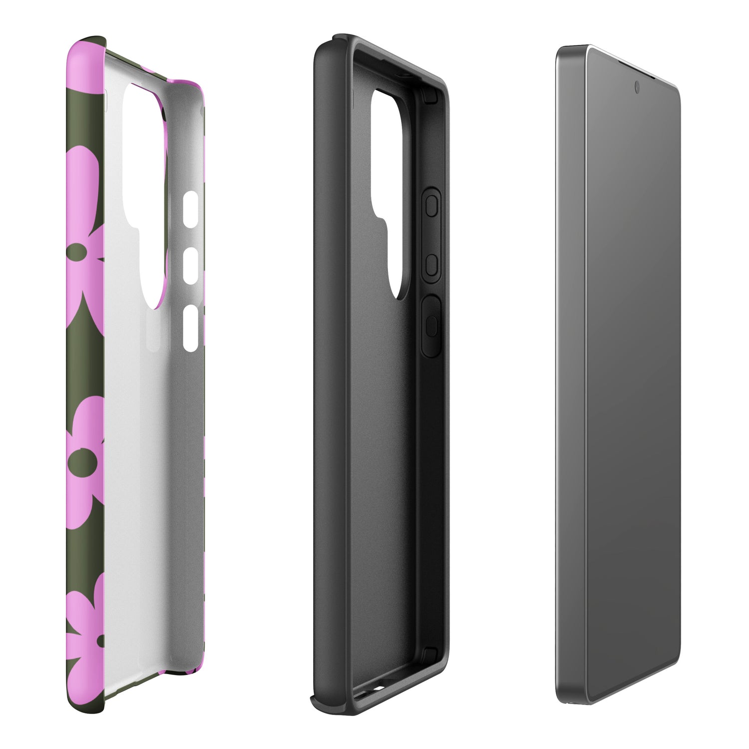 Olive Green Daisy Tough Case for Samsung
