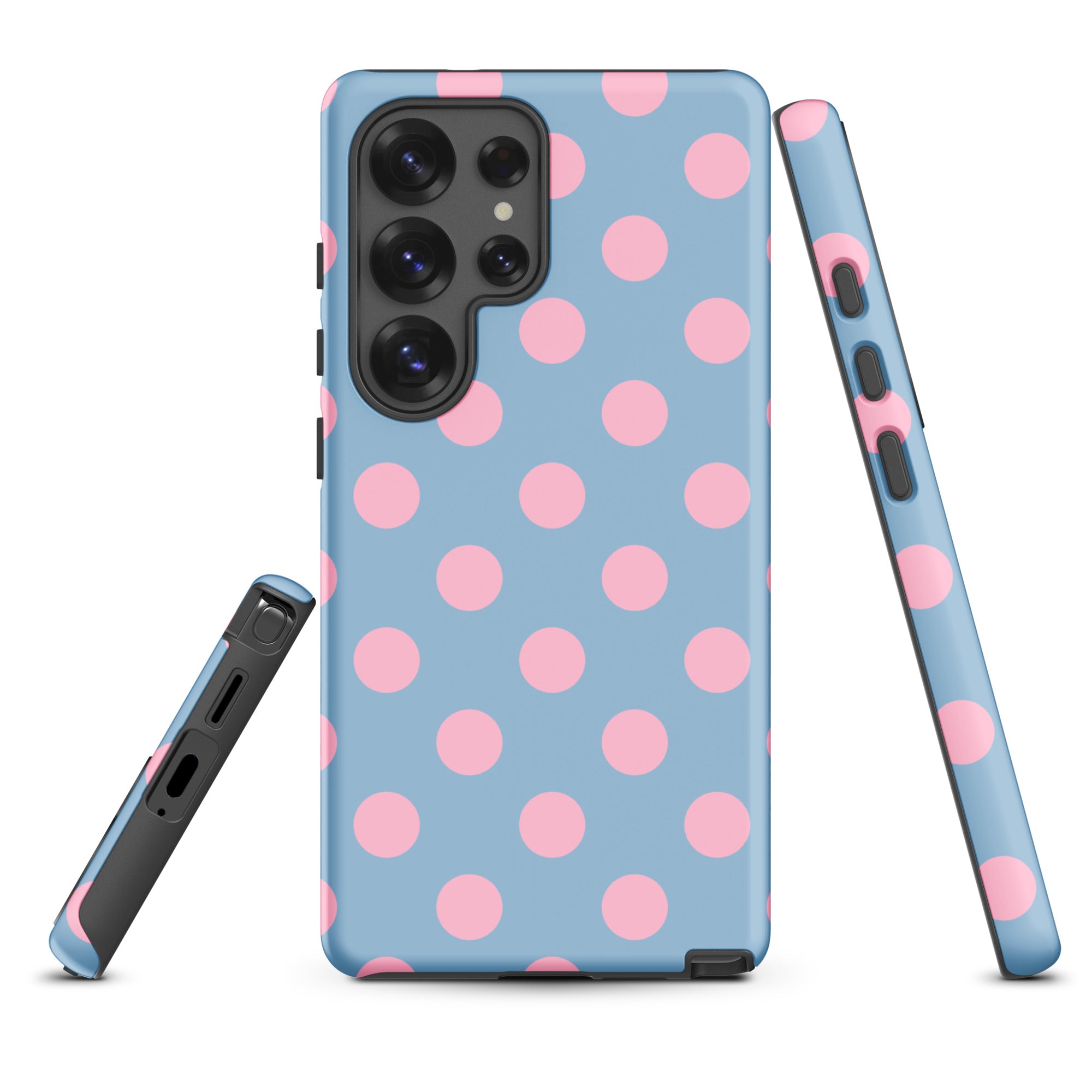 Bluebell Polka Dot Tough Case for Samsung