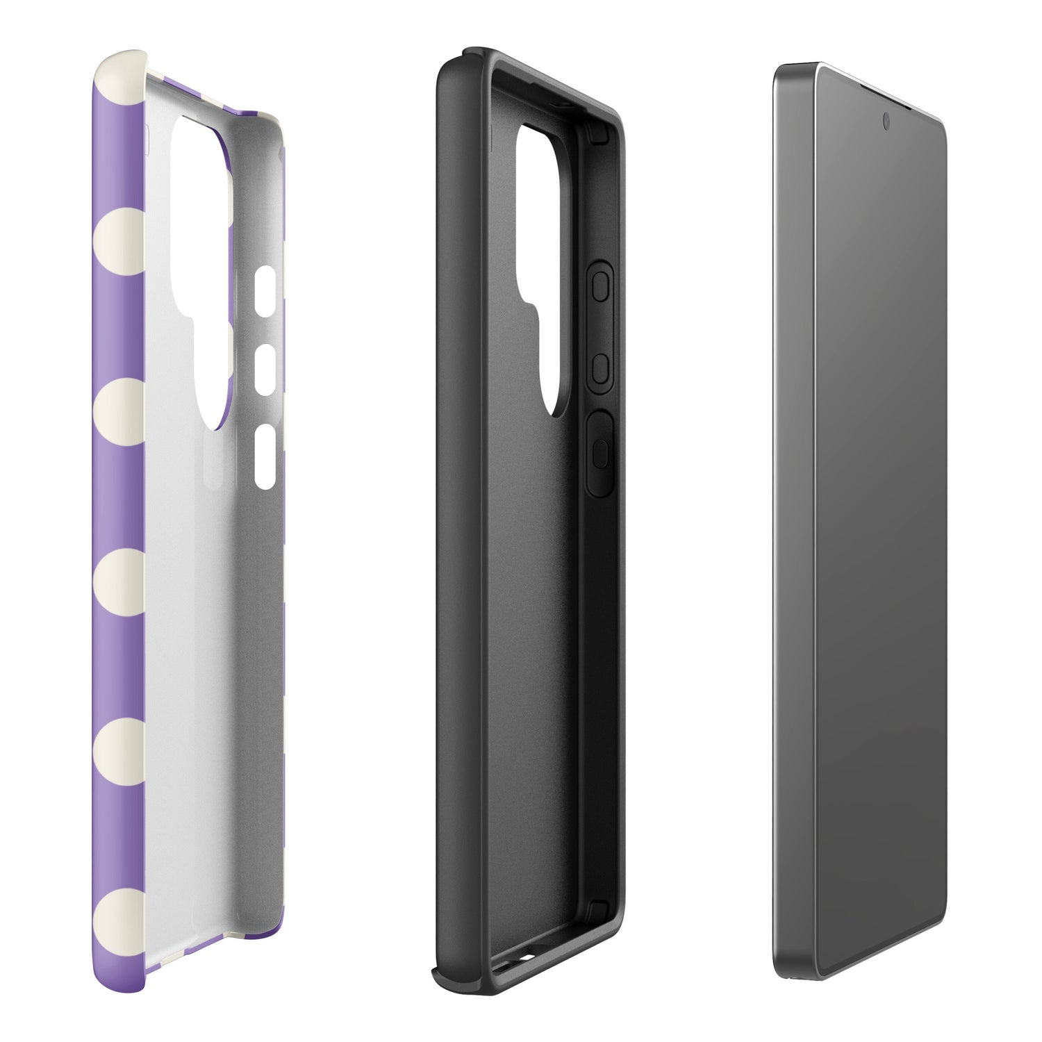 Lavender Polka Dot Tough Case for Samsung