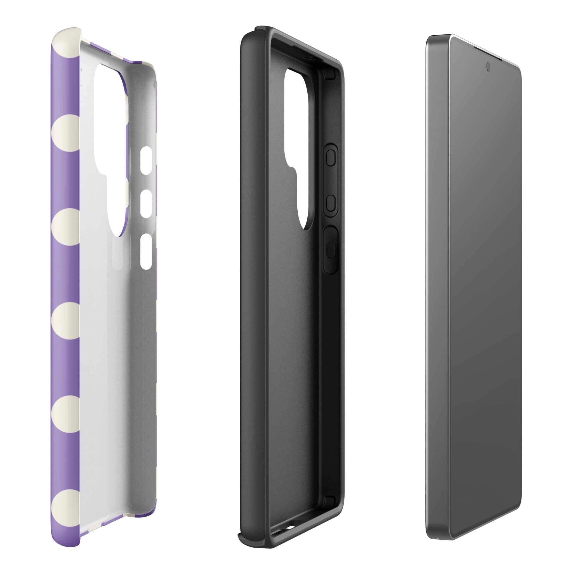 Lavender Polka Dot Tough Case for Samsung