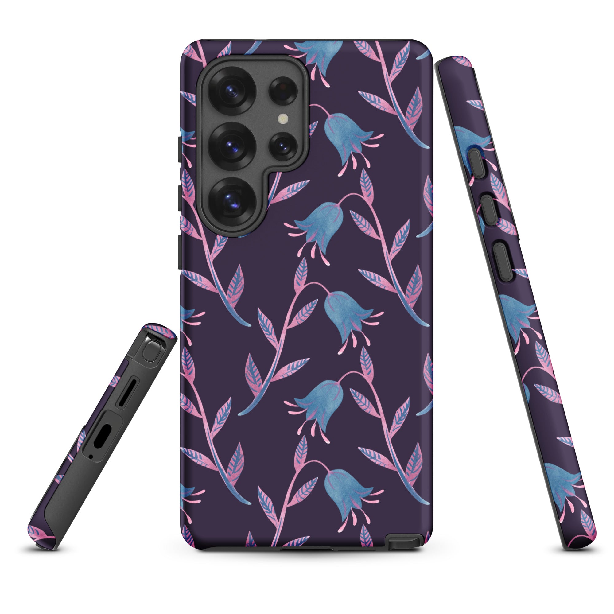 Purple Bellflower Tough Case for Samsung