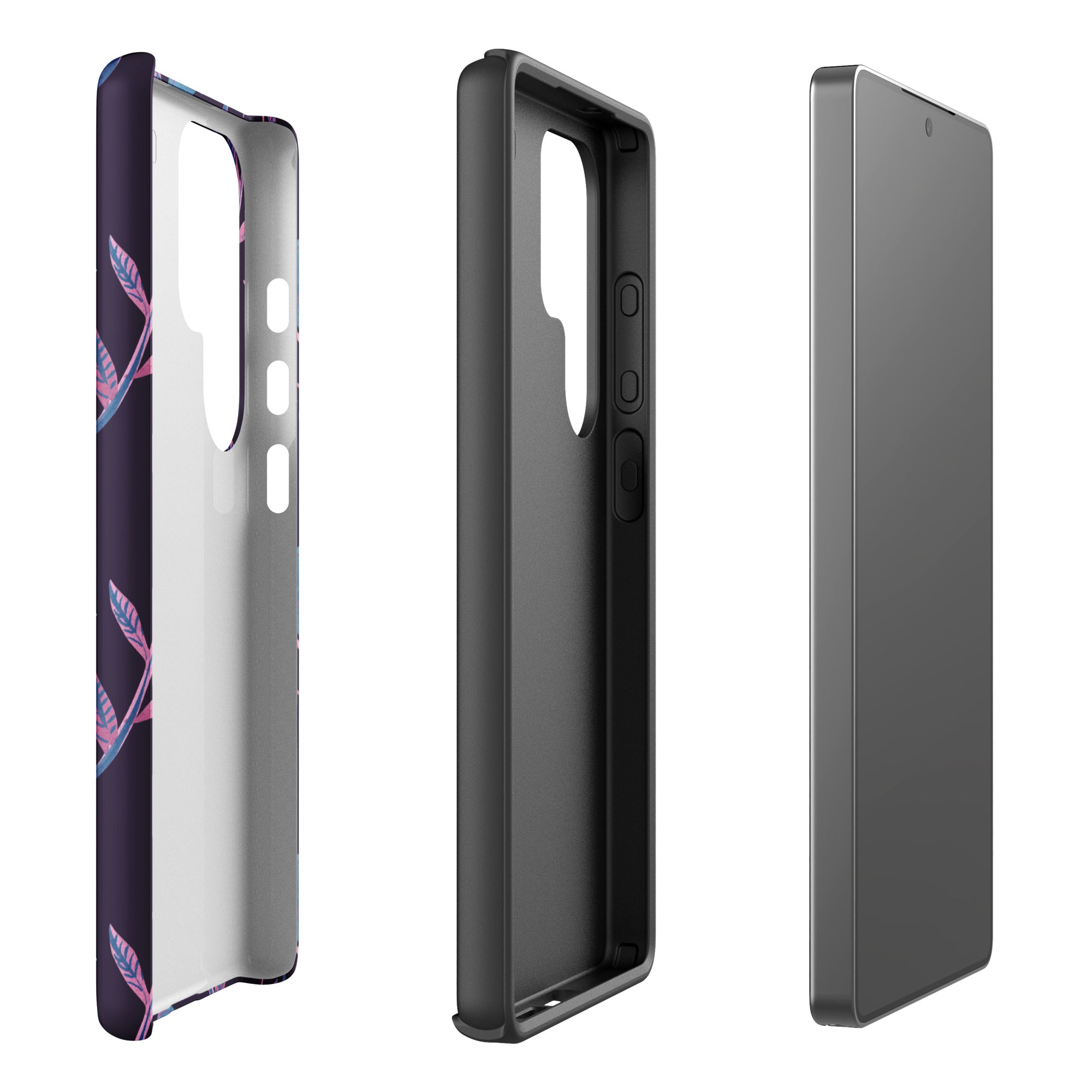Purple Bellflower Tough Case for Samsung