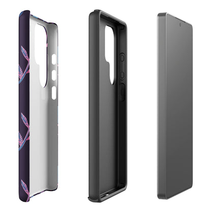 Purple Bellflower Tough Case for Samsung