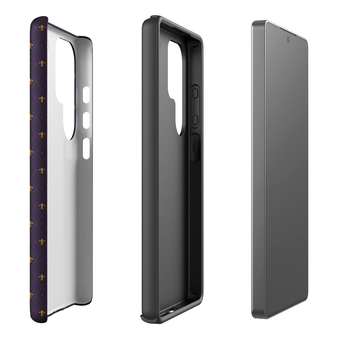Purple Fleur-de-Lis Tough Case for Samsung