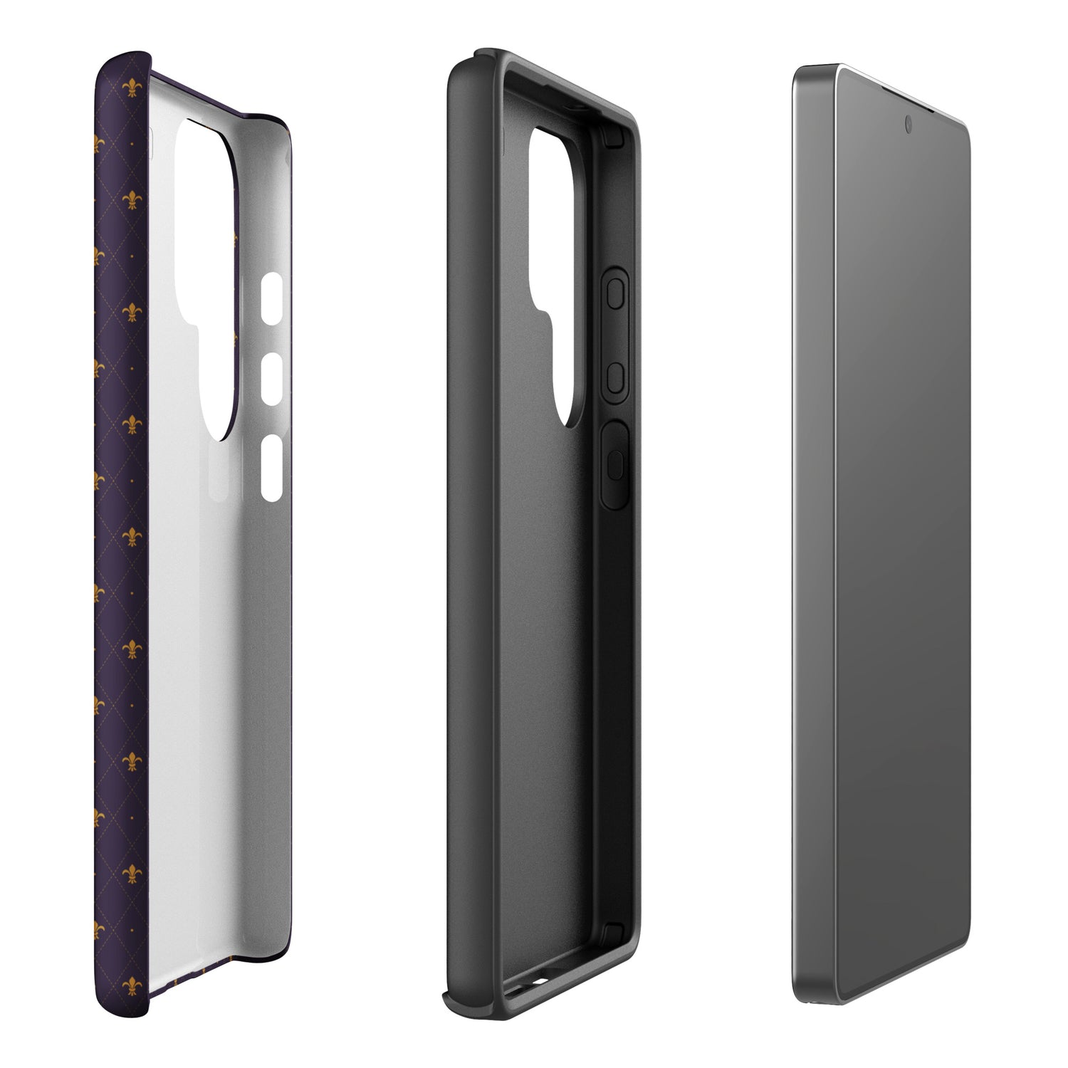 Purple Fleur-de-Lis Tough Case for Samsung